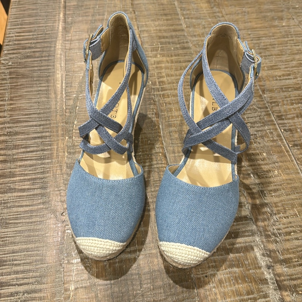 Talbot shoe sandal espadrille size 6